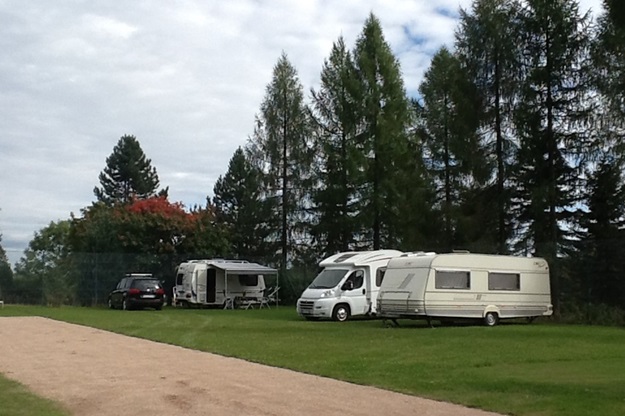 Caravanstellplätze am Hotel Forstmeister